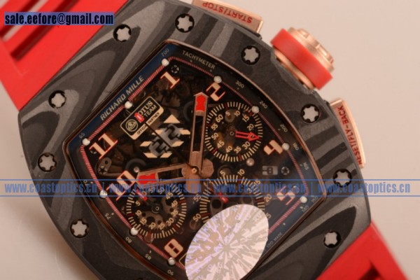 1:1 Clone Richard Mille RM 11-02 Chrono Watch Carbon Fiber RM 11-02 - Click Image to Close